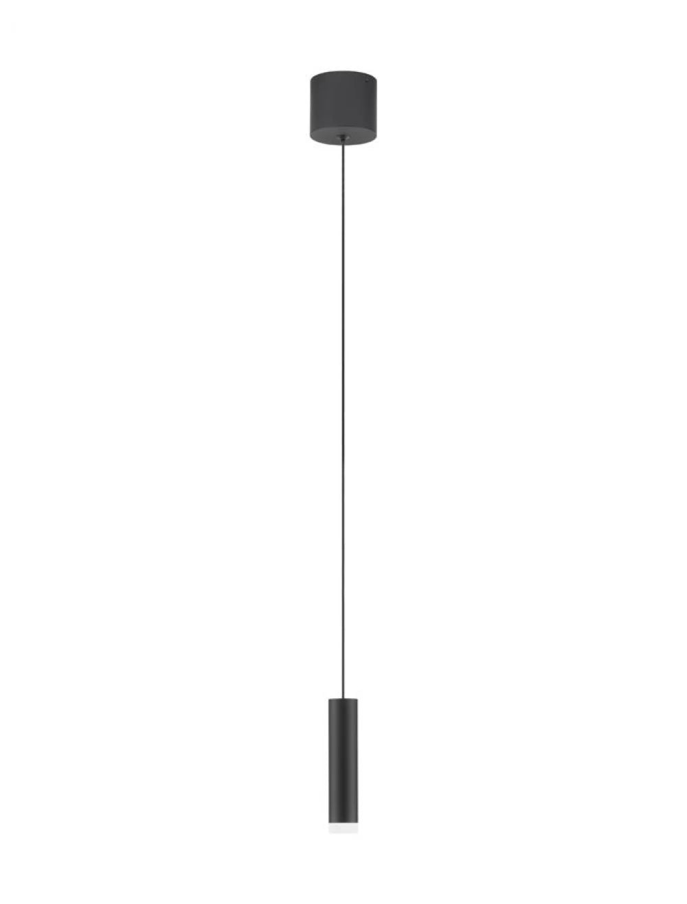 Pendul din Aluminiu Negru H120xL3cm IP20 5W 3000k DOC