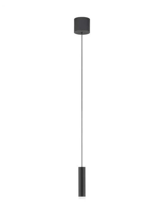 Pendul din Aluminiu Negru H120xL3cm IP20 5W 3000k DOC
