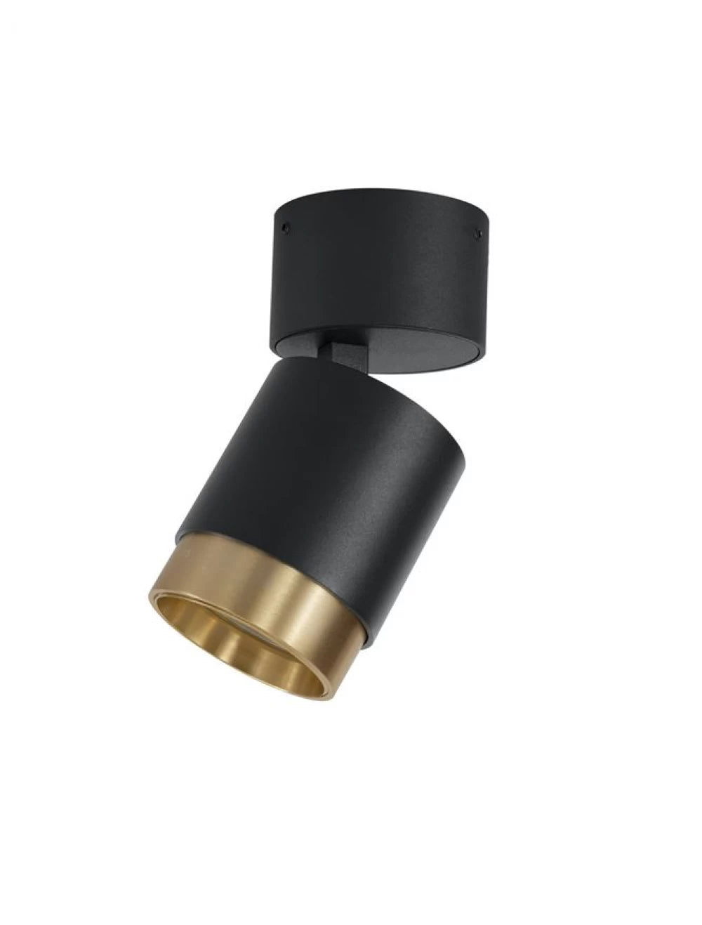 Spot aplicat din Aluminiu Negru/Auriu H14.4xL8.5cm IP20 15W 1200lm 3000k SPECTRE