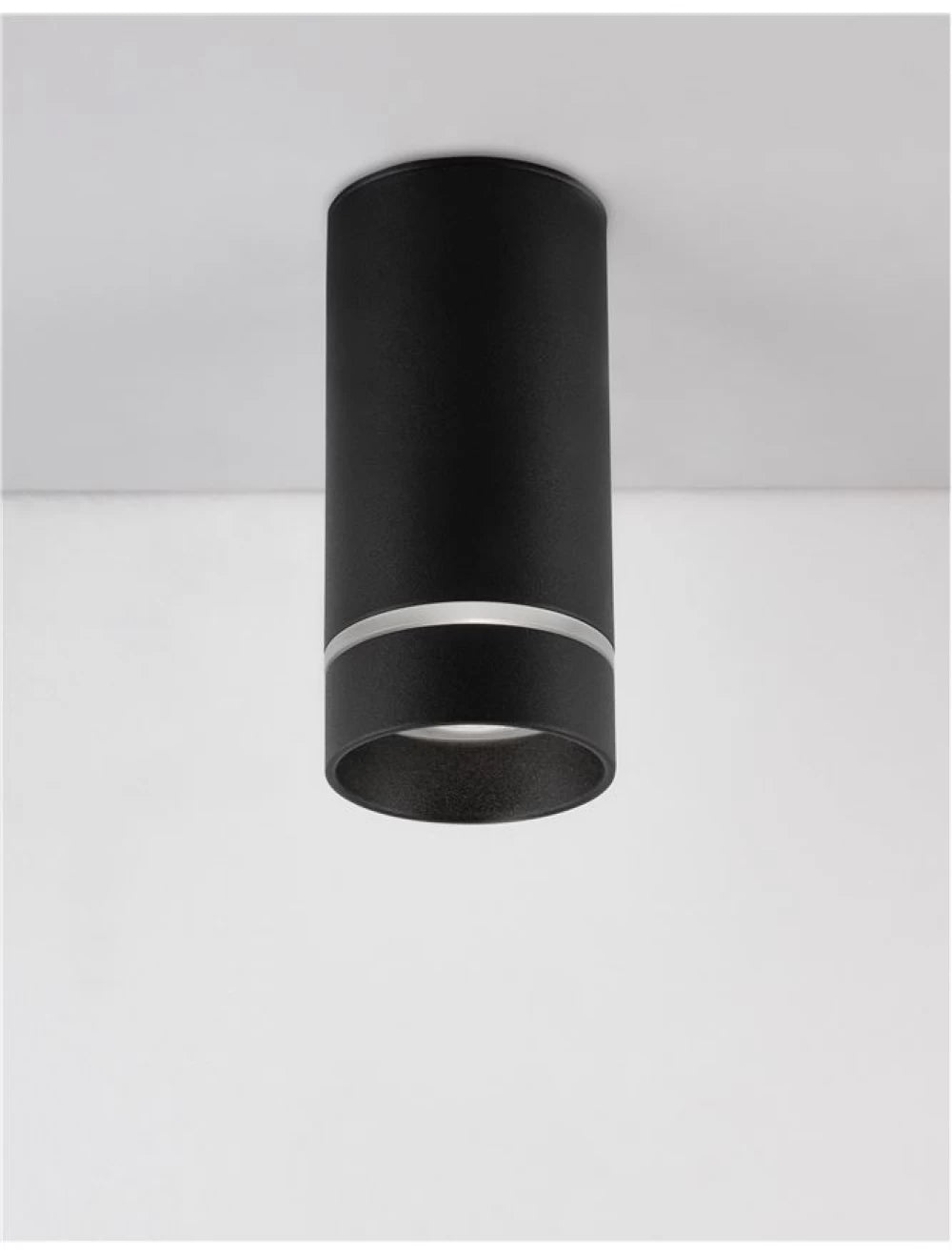 Spot aplicat din Aluminiu Negru H12.5xL6cm IP20 LED GU10 ESCA