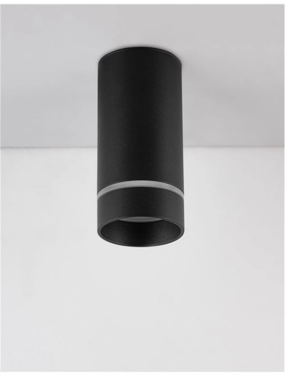 Spot aplicat din Aluminiu Negru H12.5xL6cm IP20 LED GU10 ESCA