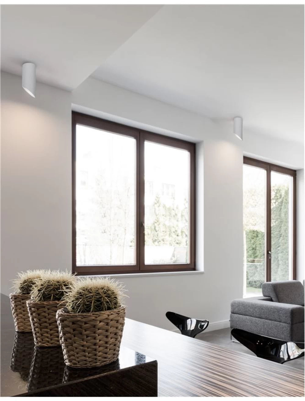 Spot aplicat din Aluminiu Alb H15xL6cm IP20 LED GU10 OSLO