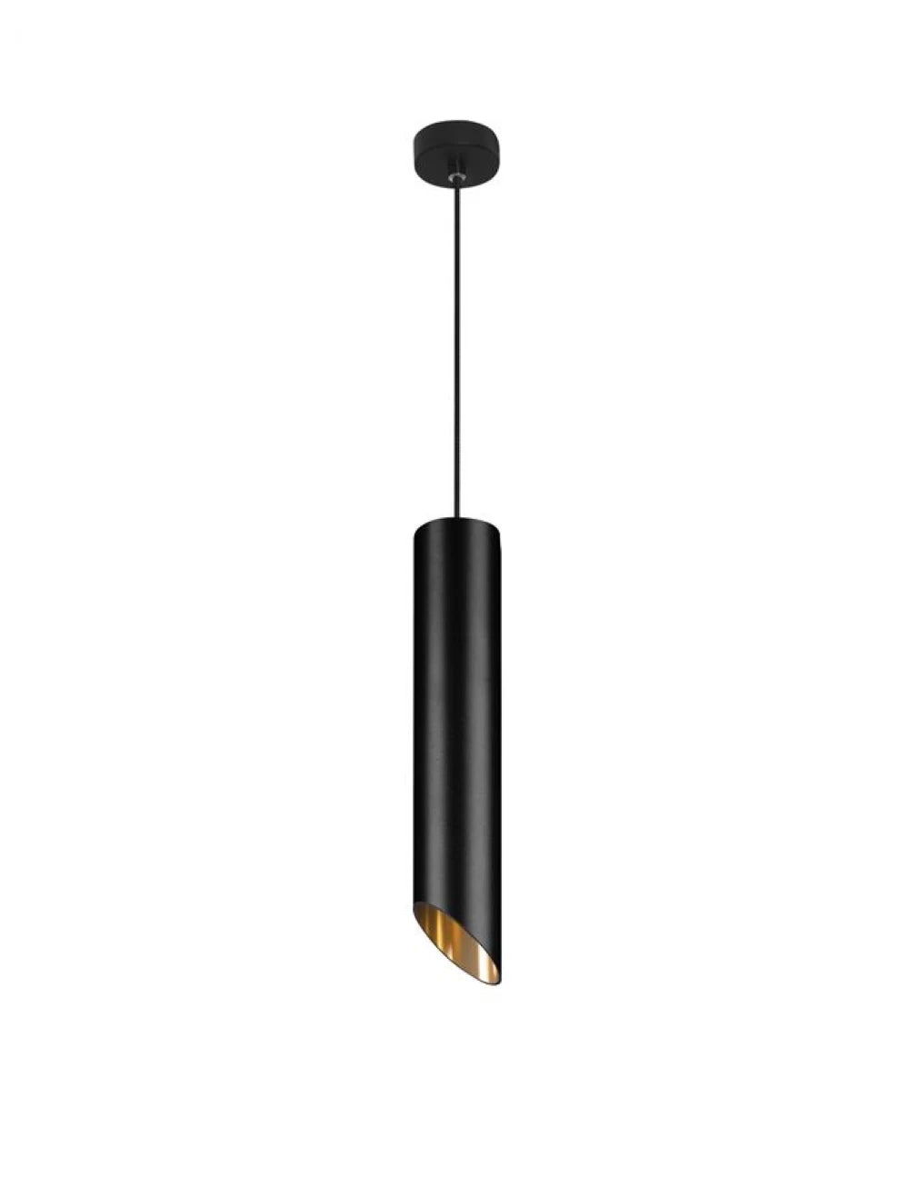 Pendul din Aluminiu Negru H150xL6cm IP20 LED GU10 PERO