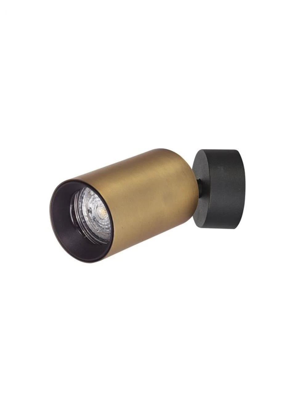 Spot aplicat din Aluminiu Negru/Auriu H13xL5.7cm IP20 LED GU10 INUS