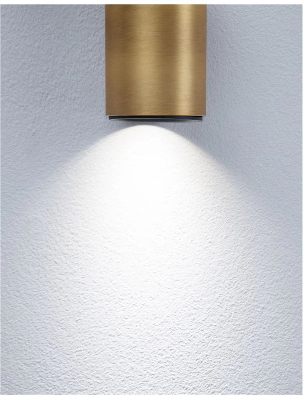 Spot aplicat din Aluminiu Negru/Auriu H13xL5.7cm IP20 LED GU10 INUS