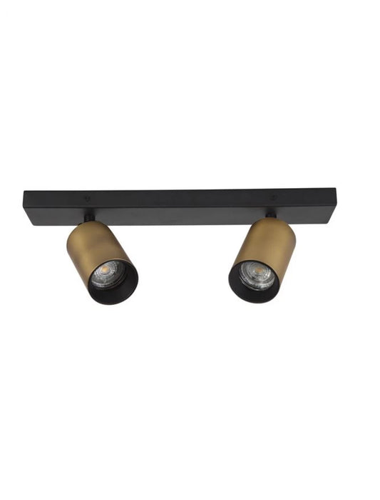 Spot aplicat din Aluminiu Negru/Auriu H12.7xL27cm IP20 LED GU10 INUS