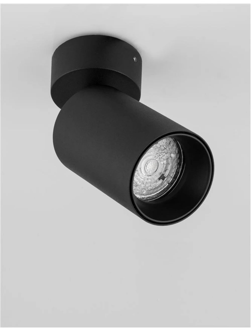 Spot aplicat din Aluminiu Negru H13xL5.7cm IP20 LED GU10 TOD