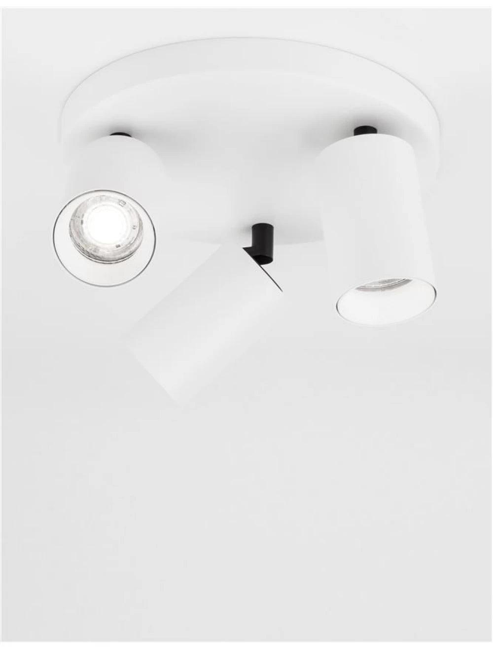Spot aplicat din Aluminiu Alb H12.7xL22cm IP20 LED GU10 TOD