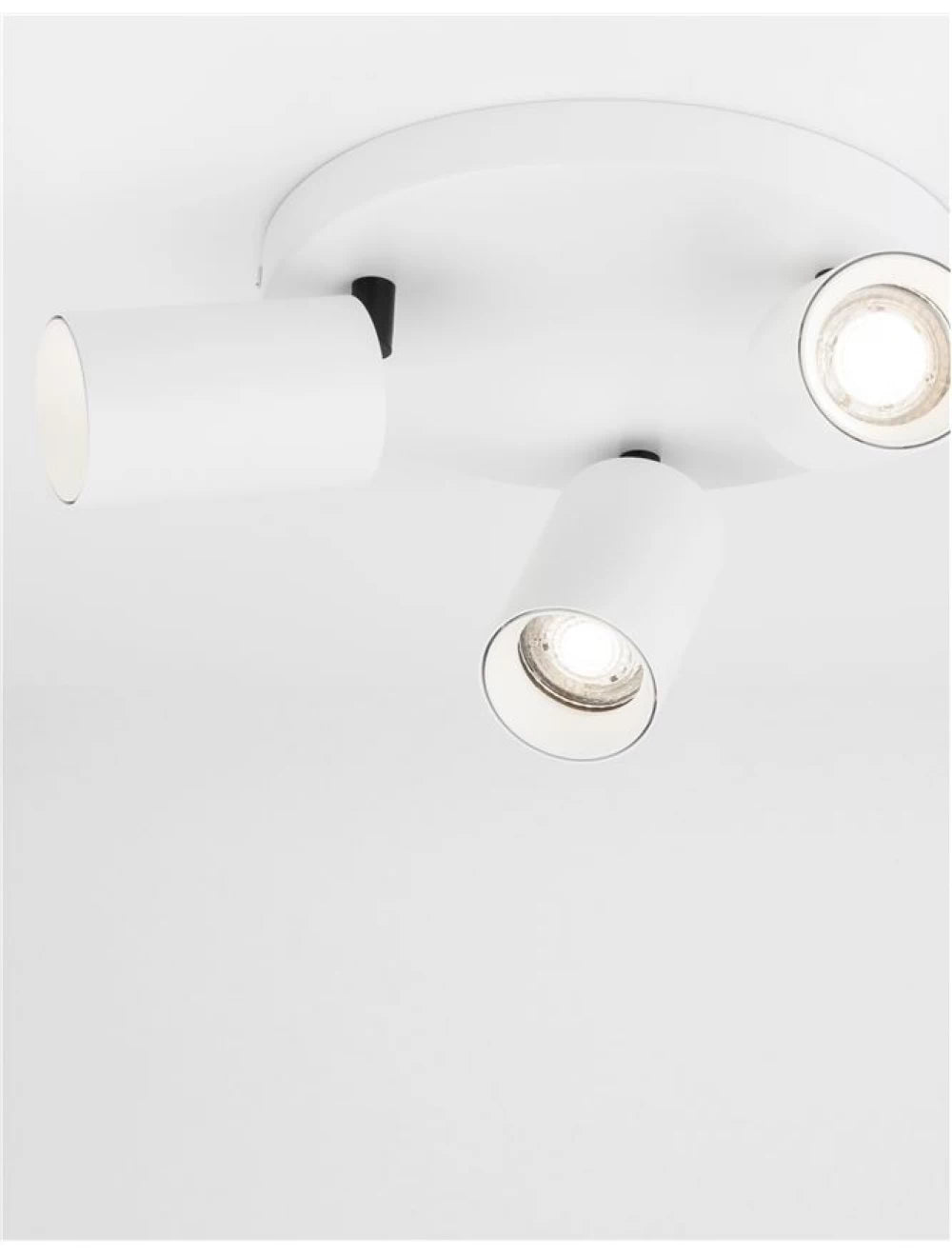 Spot aplicat din Aluminiu Alb H12.7xL22cm IP20 LED GU10 TOD