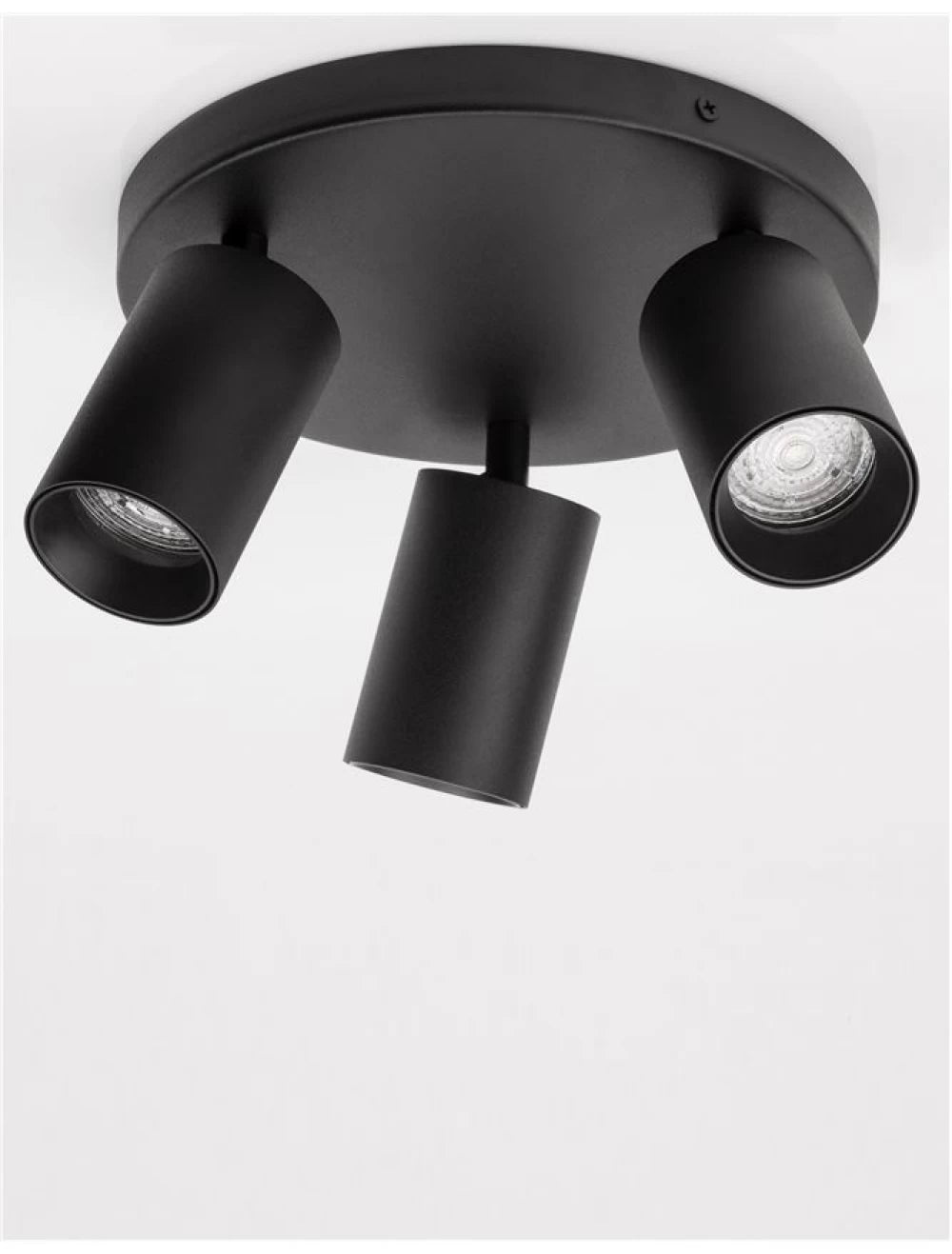 Spot aplicat din Aluminiu Negru H12.7xL22cm IP20 LED GU10 TOD