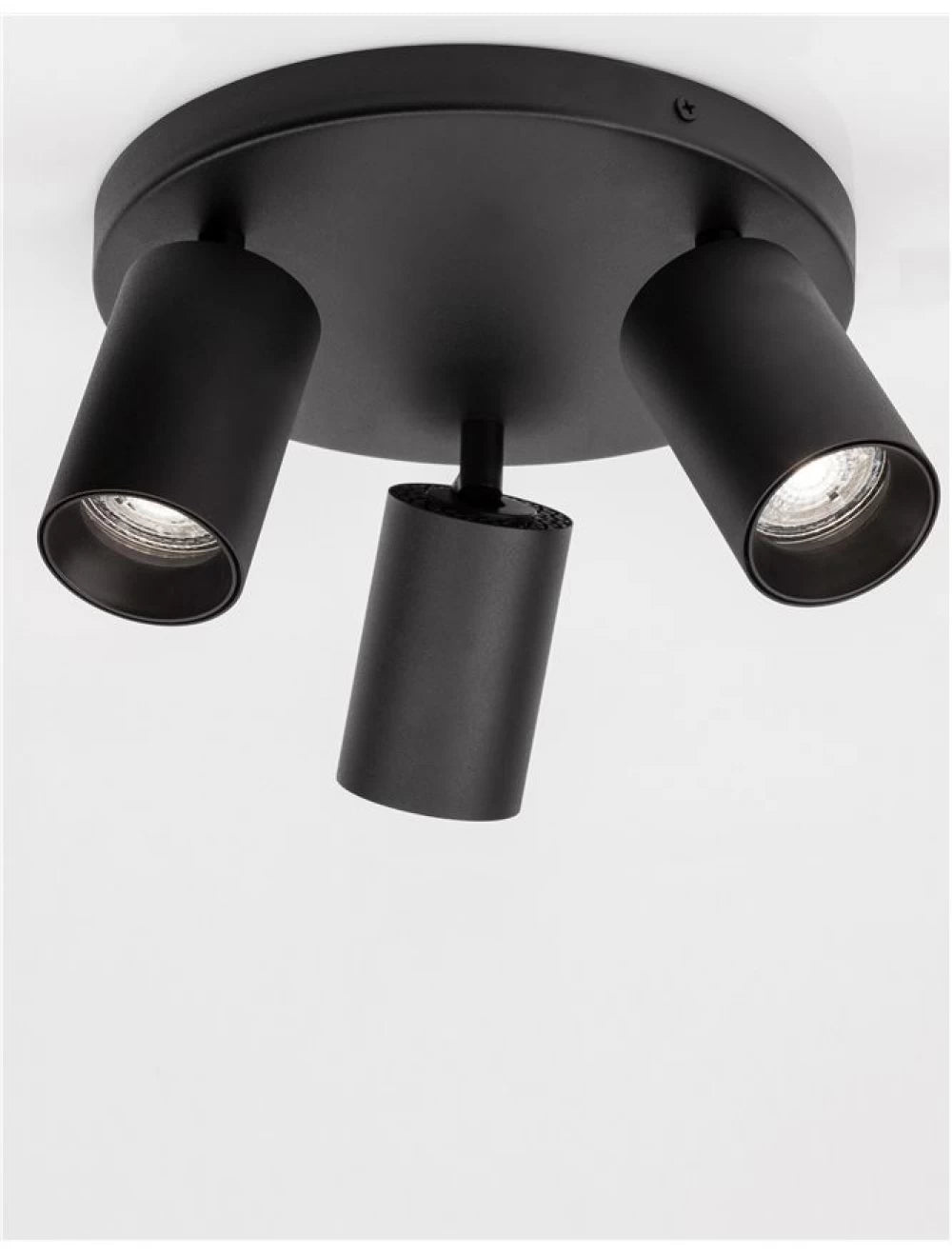 Spot aplicat din Aluminiu Negru H12.7xL22cm IP20 LED GU10 TOD
