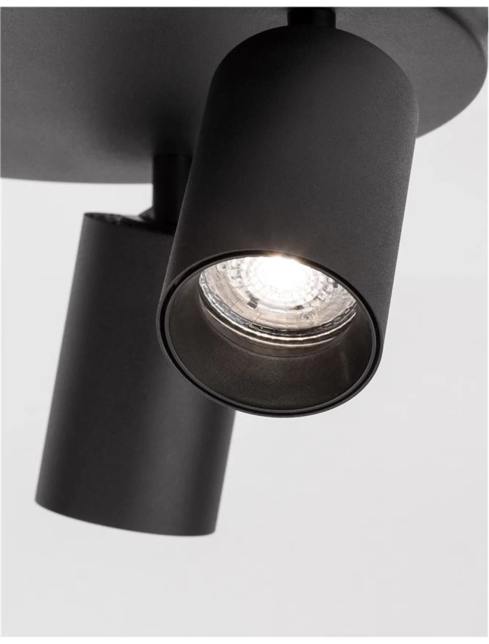 Spot aplicat din Aluminiu Negru H12.7xL22cm IP20 LED GU10 TOD