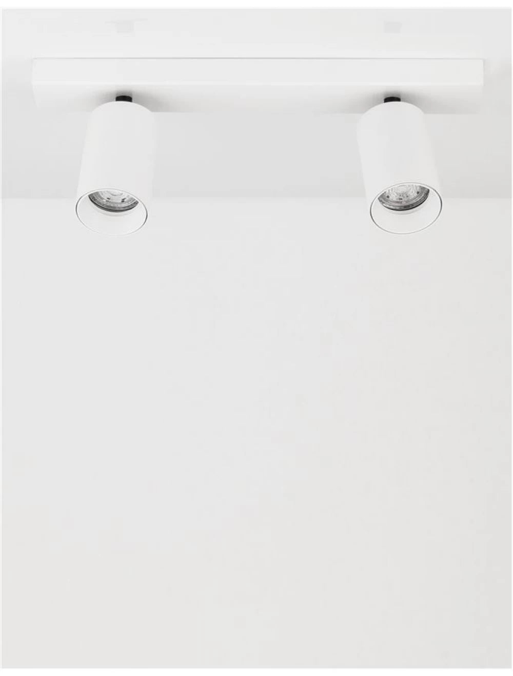 Spot aplicat din Aluminiu Alb H12.7xL35cm IP20 LED GU10 TOD