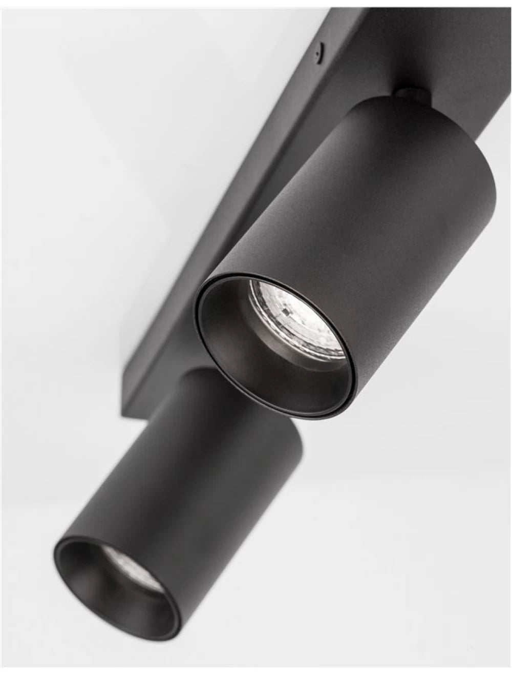 Spot aplicat din Aluminiu Negru H12.7xL35cm IP20 LED GU10 TOD