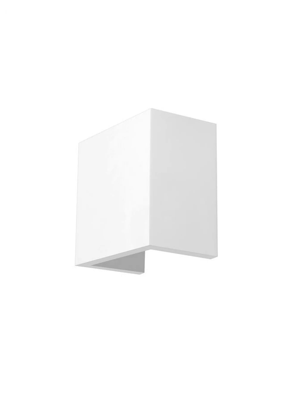 Aplica perete din Gips Alb H12.5xL12.5cm LED G9 SANDRO