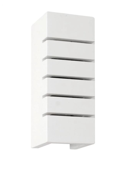 Aplica perete din Gips Alb H24.5xL9.5cm LED E14 SANDRO