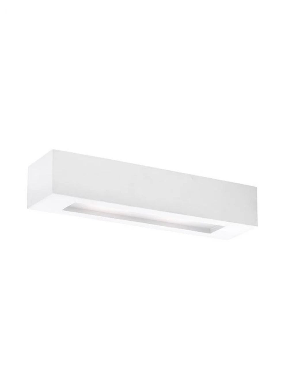 Aplica perete din Gips Alb H7xL22cm LED E14 OTELLO