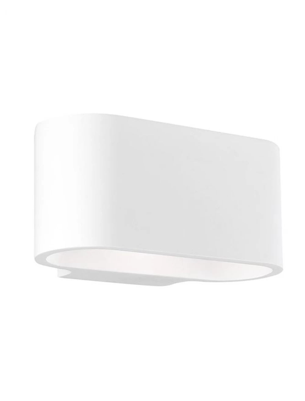 Aplica perete din Gips Alb H9xL18cm LED G9 OTELLO