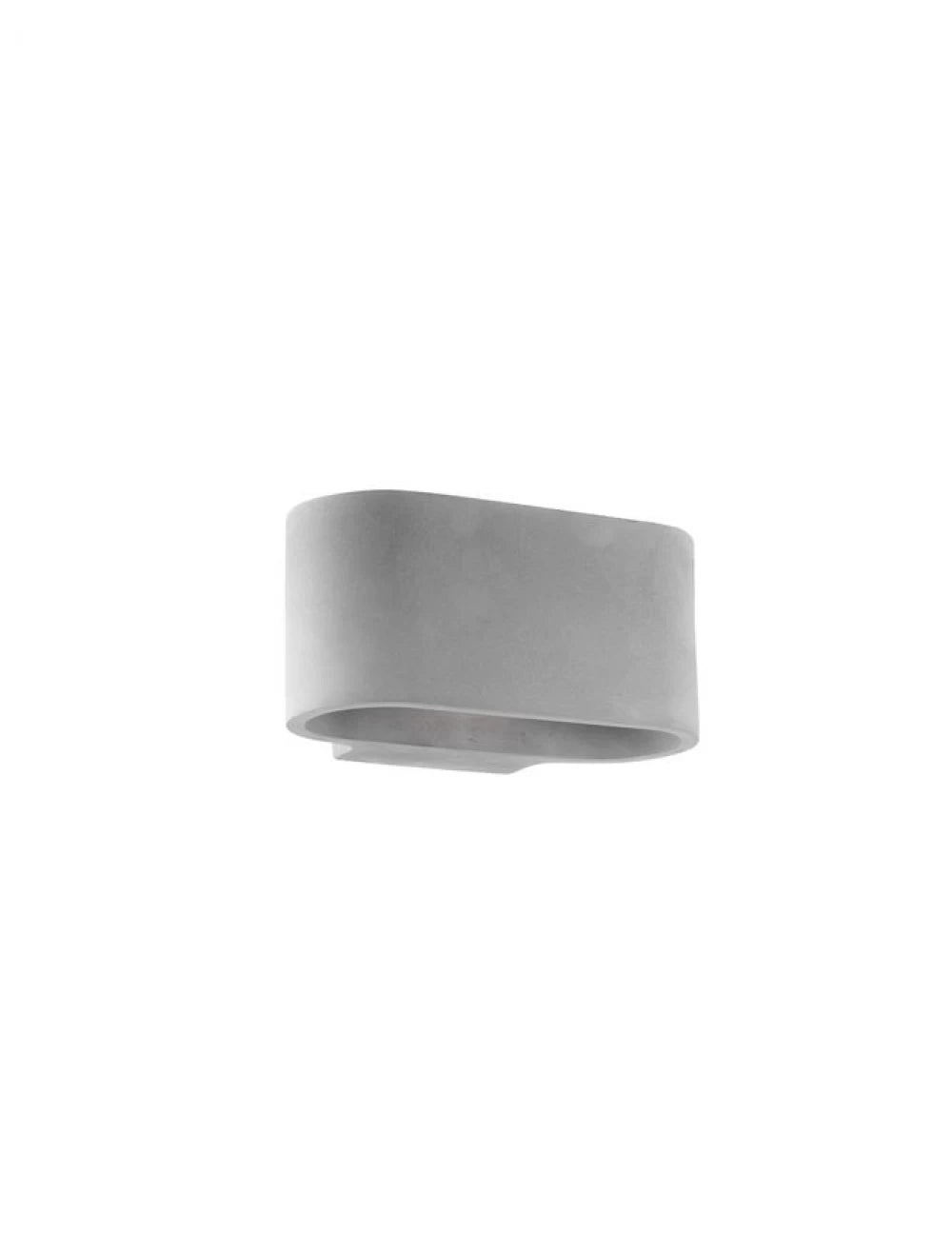 Aplica perete din Beton Gri H9xL18cm LED G9 ZERINO