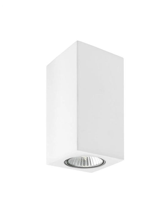 Spot aplicat din Gips Alb H17xL7cm IP20 LED GU10 NEVIO