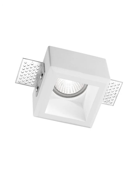 Spot incastrat din Gips Alb H5.2xL8cm IP20 LED GU10 TOBIA