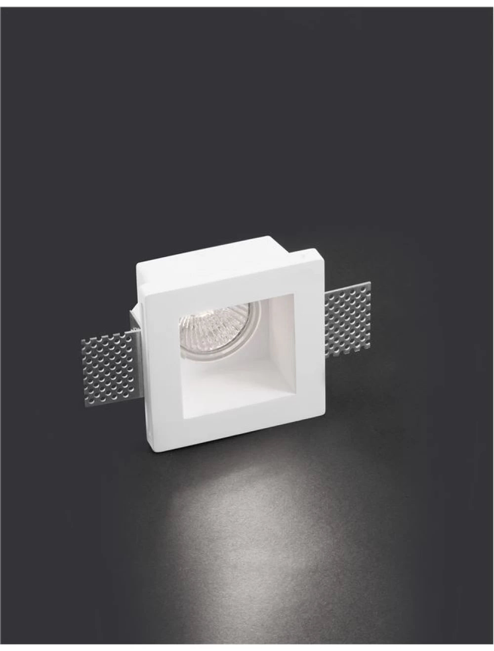Spot incastrat din Gips Alb H5.2xL8cm IP20 LED GU10 TOBIA