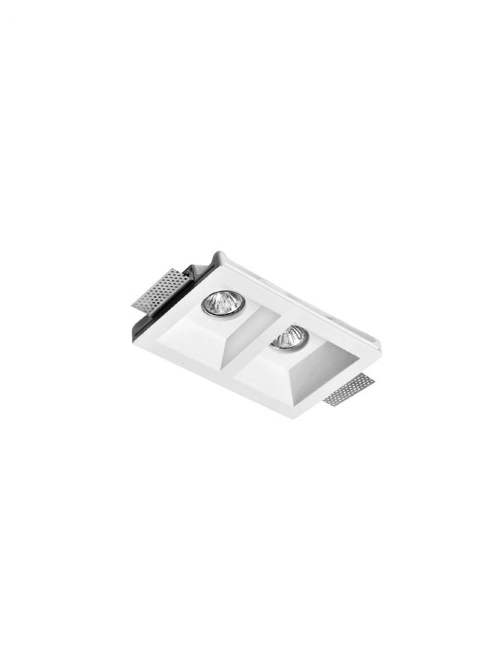 Spot incastrat din Gips Alb H6xL21.4cm IP20 LED GU10 TOBIA