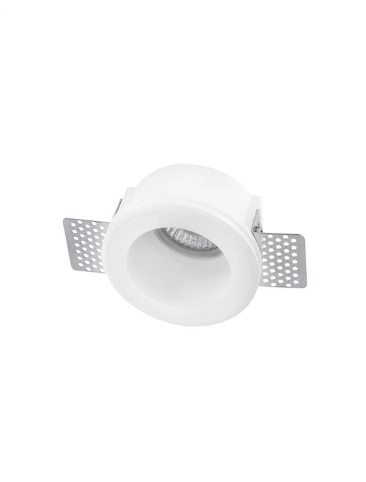 Spot incastrat din Gips Alb H5.2xL9.2cm IP20 LED GU10 TOBIA