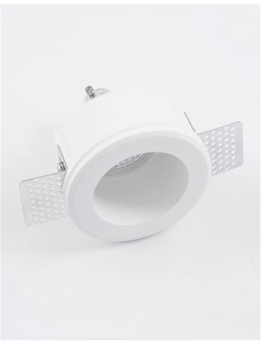 Spot incastrat din Gips Alb H5.2xL9.2cm IP20 LED GU10 TOBIA