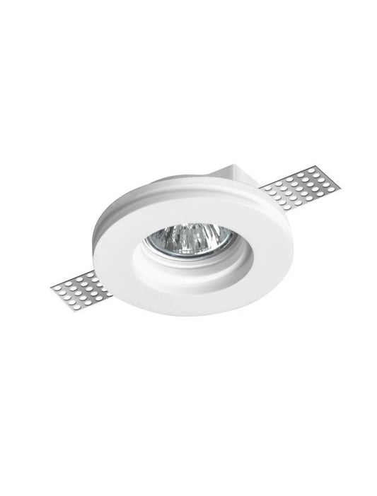 Spot incastrat din Gips Alb H3xL10.3cm IP20 LED GU10 COSIMO