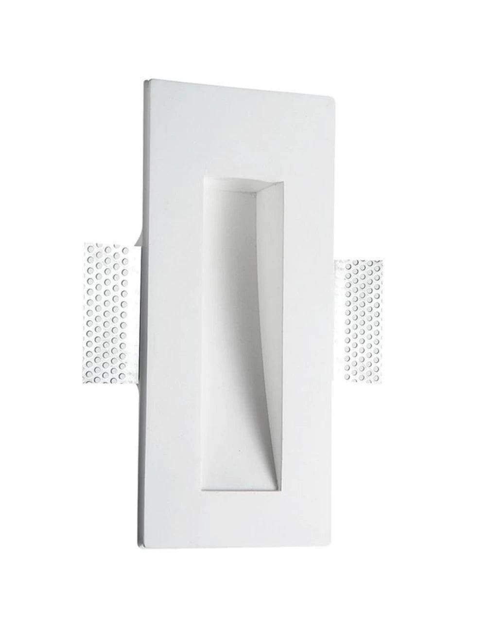 Spot incastrat pentru scari din Gips Alb H24.5xL10.8cm IP20 1W EURONA