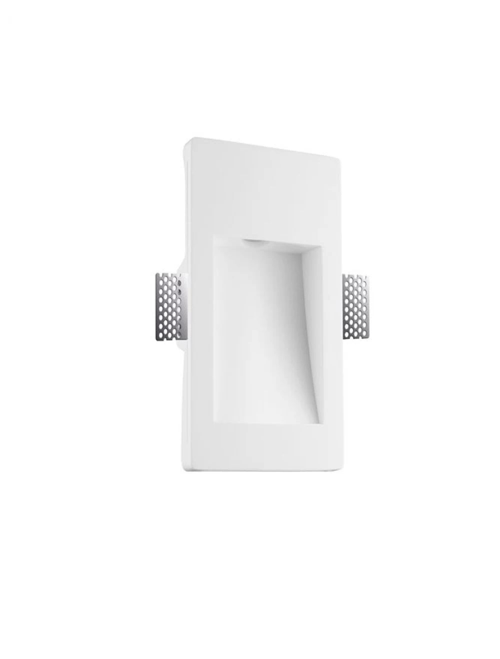 Spot incastrat pentru scari din Gips Alb H16.5xL8cm IP20 1W EURONA