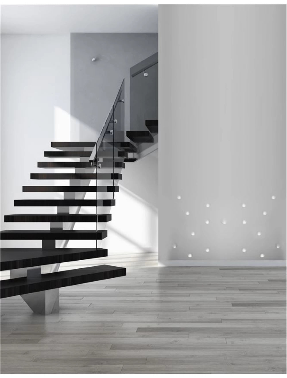 Spot incastrat pentru scari din Gips Alb H10xL10cm IP20 1W CIROCCO