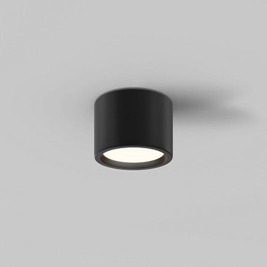 Spot aplicat din Aluminiu Negru H7xD10.5cm 10W 600lm 3000k IP44 Hydra