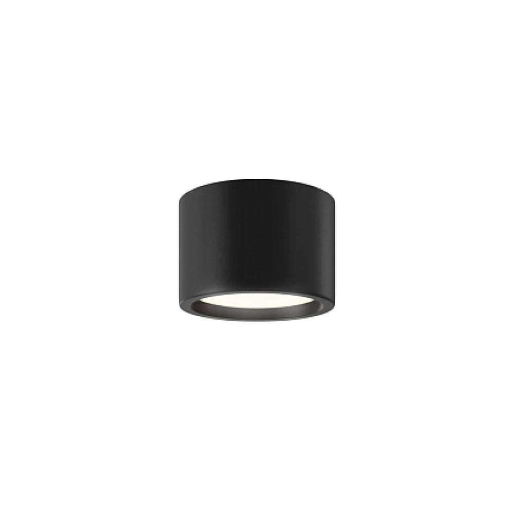Spot aplicat din Aluminiu Negru H7xD10.5cm 10W 600lm 3000k IP44 Hydra