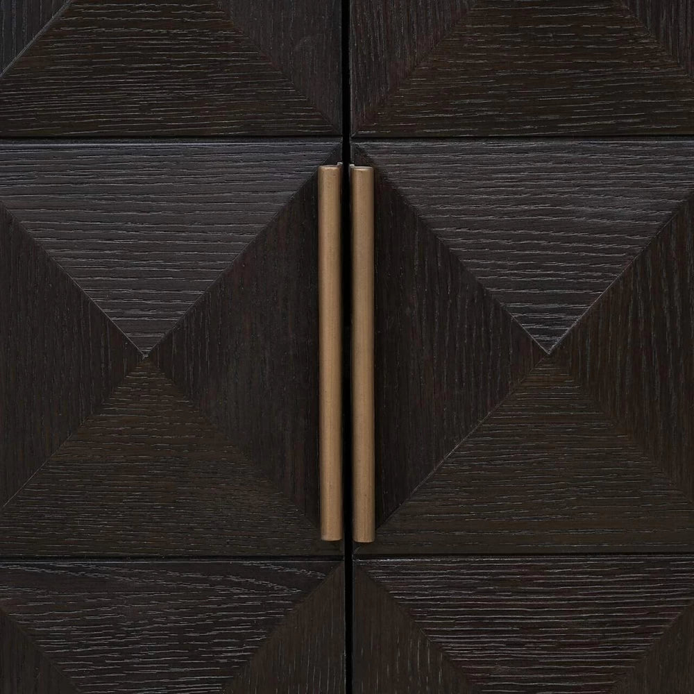 Comoda din Piatra Bej si Lemn de stejar Maro L170xH80cm Claremont Richmond Interiors