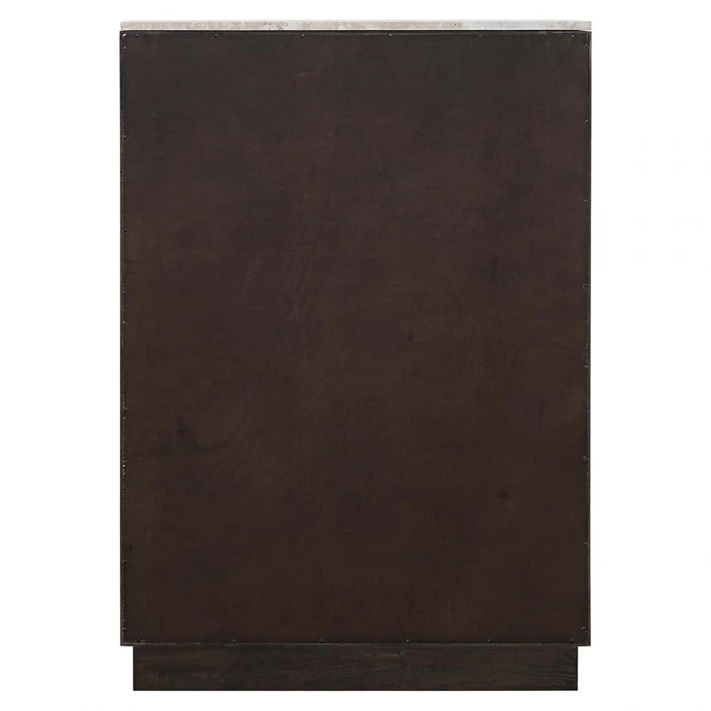 Dulap din Piatra Bej si Lemn de stejar Maro L95xH138.5cm Claremont Richmond Interiors