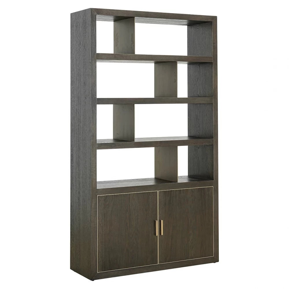 Dulap din Lemn de stejar Maro si Lemn de stejar Maro L120xH210cm Rivertree Richmond Interiors