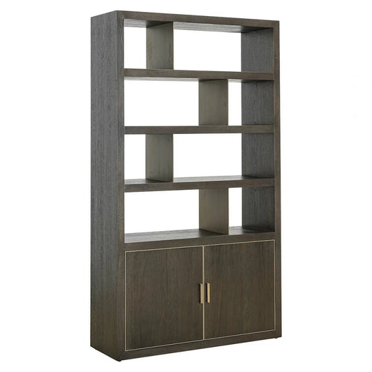 Dulap din Lemn de stejar Maro si Lemn de stejar Maro L120xH210cm Rivertree Richmond Interiors