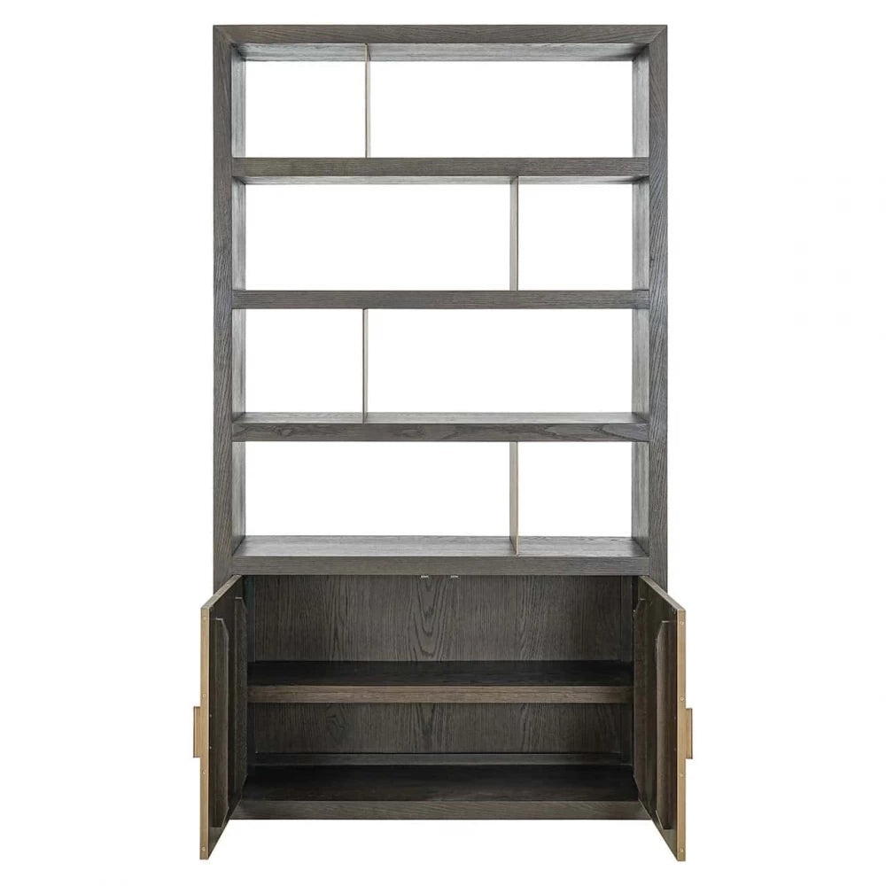 Dulap din Lemn de stejar Maro si Lemn de stejar Maro L120xH210cm Rivertree Richmond Interiors