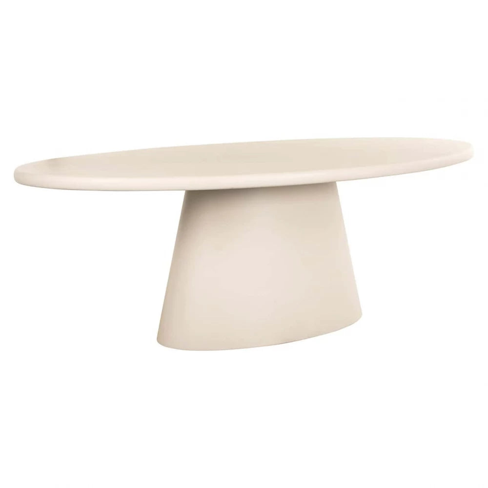 Masa Ovala din MDF Bej L220xH77cm Clayton Richmond Interiors