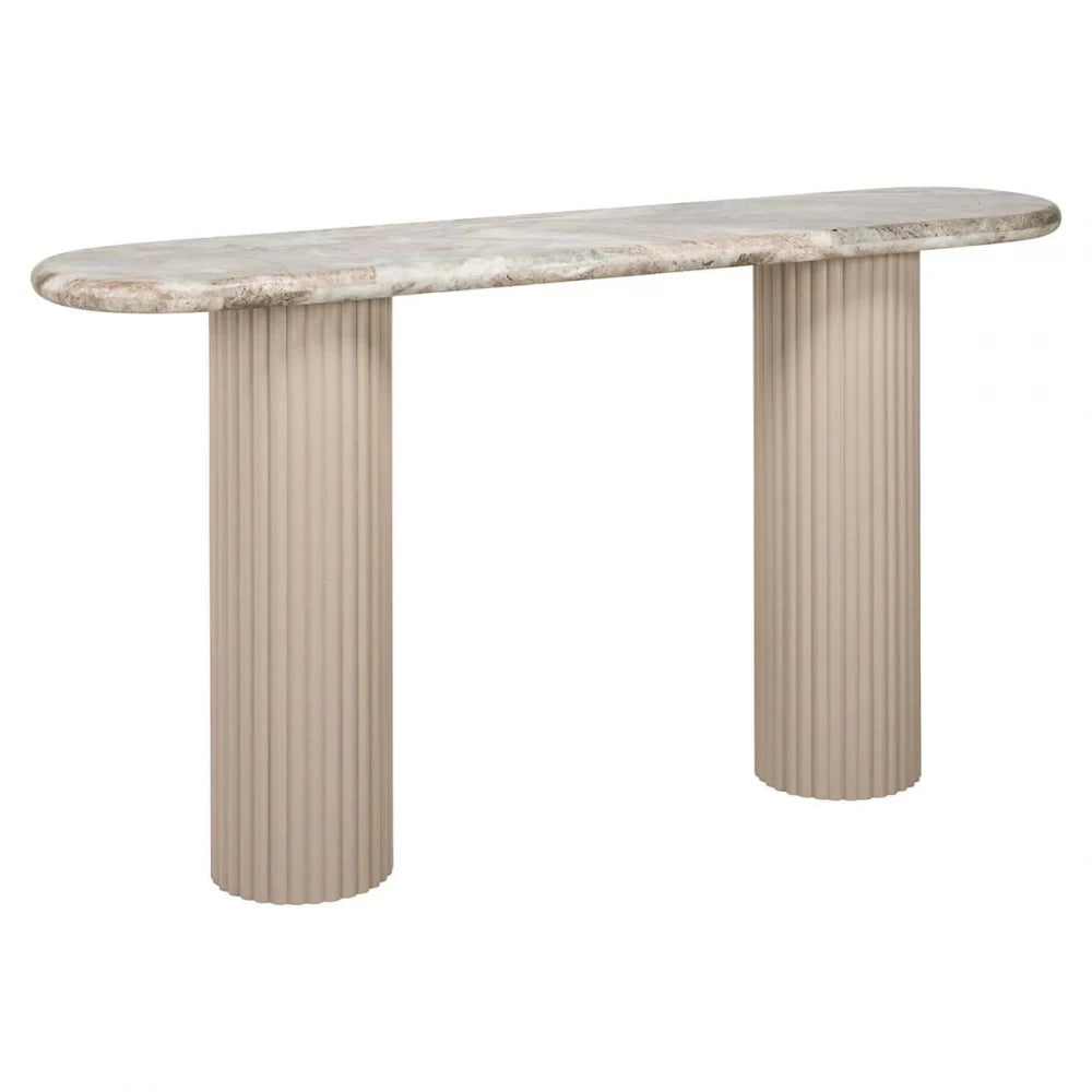 Consola din Marmura Bej si MDF Bej L160xH85cm Coronel Richmond Interiors