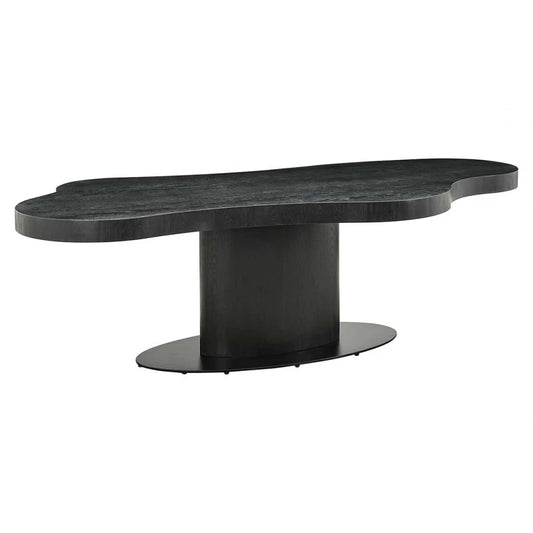 Masa Asimetrica din Furnir de stejar Maro inchis L225xH76cm Bogor Richmond Interiors