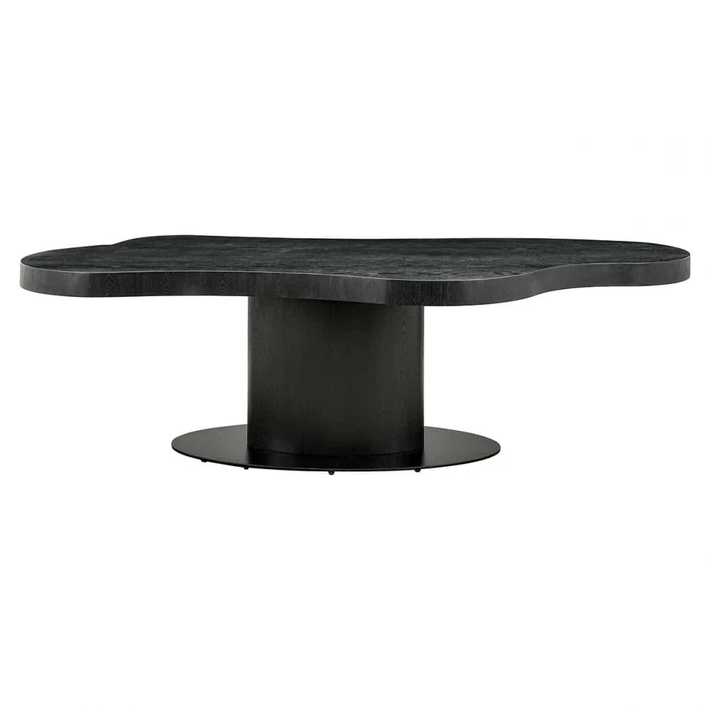 Masa Asimetrica din Furnir de stejar Maro inchis L225xH76cm Bogor Richmond Interiors