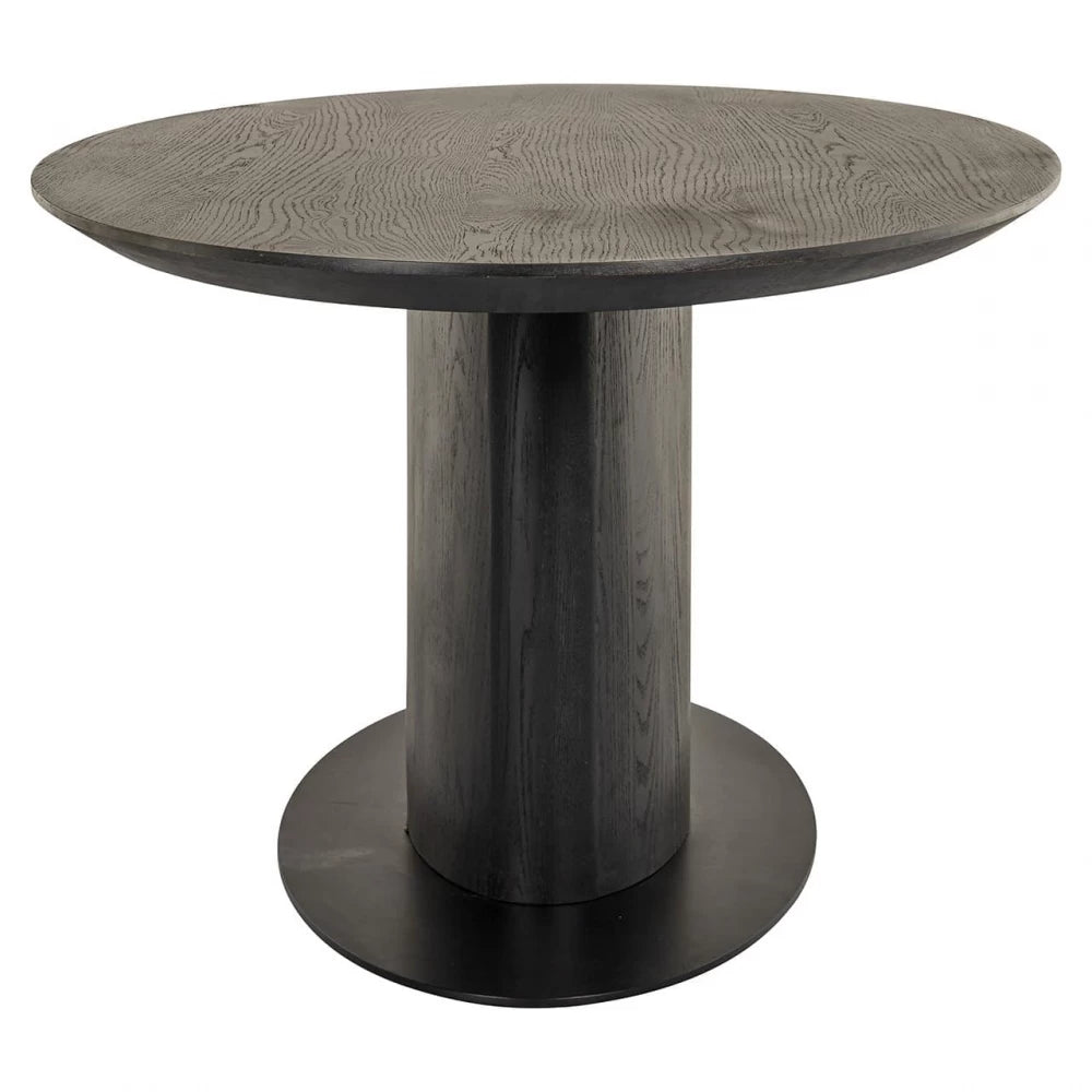 Masa Ovala din Lemn de stejar/Metal Maro inchis L300xH76cm Gordon Richmond Interiors