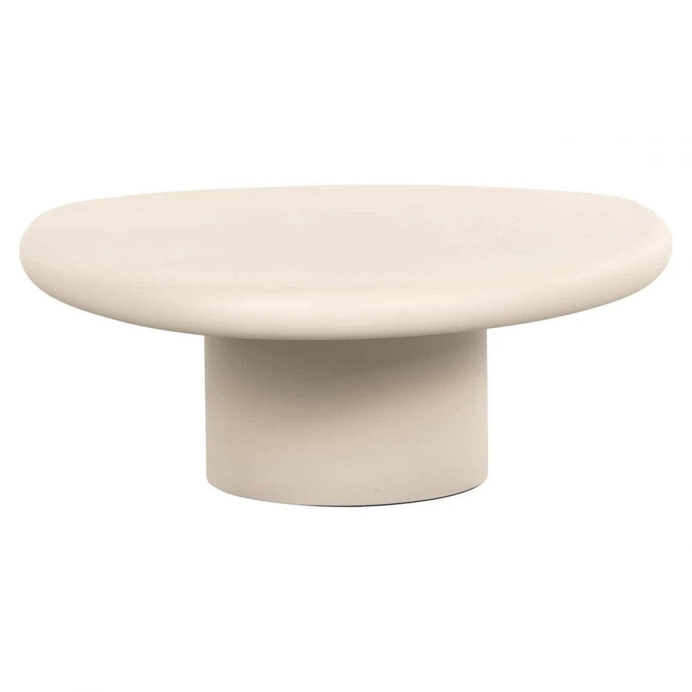 Masuta de cafea Asimetrica din MDF Bej L107xH34cm Clayton