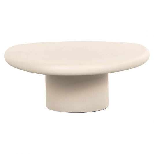 Masuta de cafea Asimetrica din MDF Bej L107xH34cm Clayton