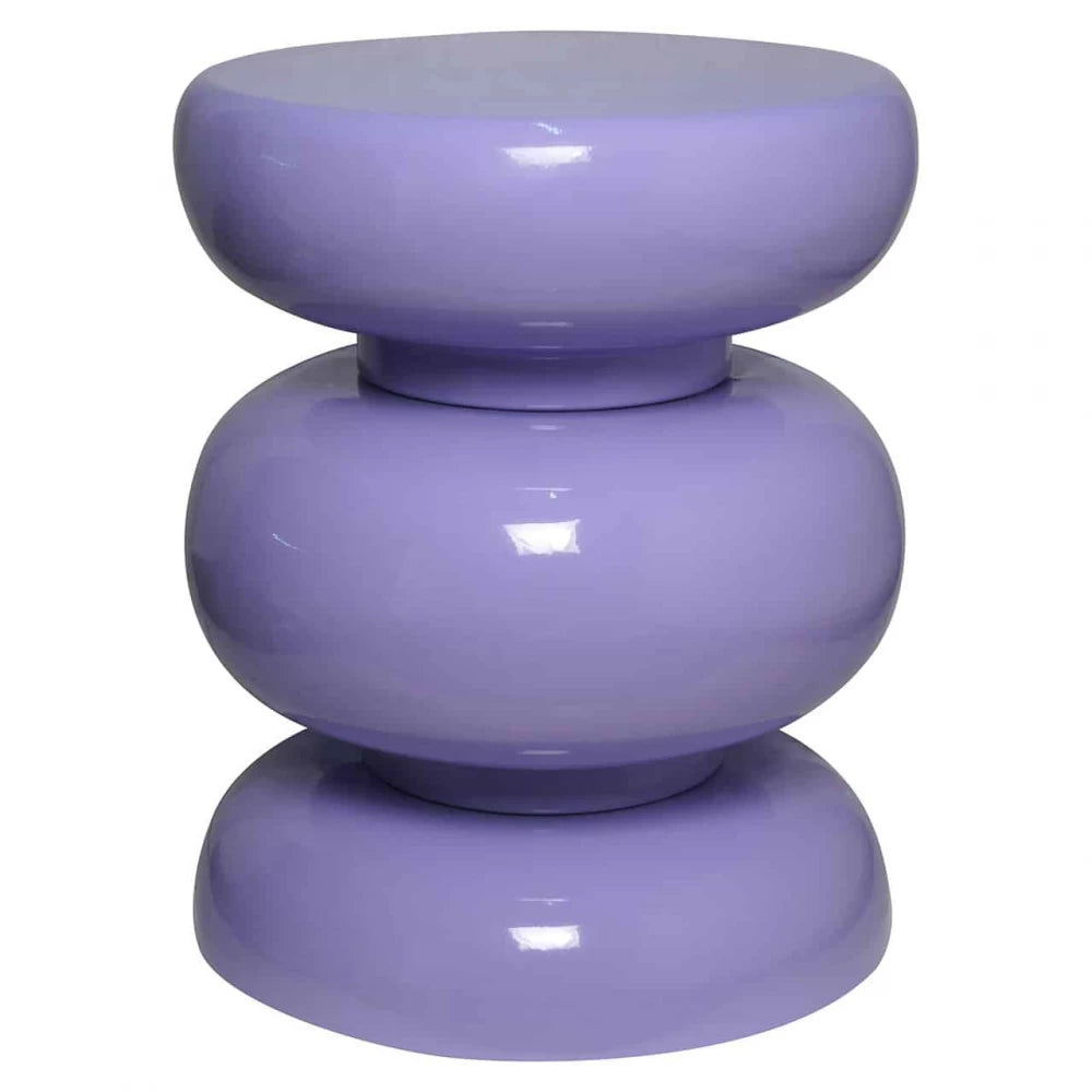 Masuta laterala Rotunda din Rasina Mov D35xH43.5cm Jari