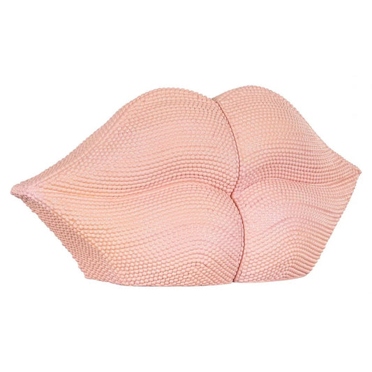Stand pentru carti din Polirasina Roz H12.5xL37cm Kiss