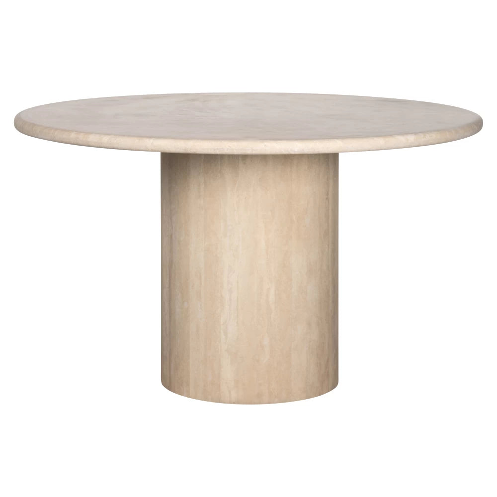 Masa din Travertin Bej D130xH76cm Renaissance